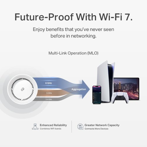 TP-Link Deco BE68 Wi-Fi 7 BE14000 Whole Home Tri-Band Router Mesh with Ultra-Fast 10G Port and AI-Driven Roaming (3-pack) - White SHOP ONLINE