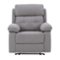CorLiving - Oren Manual Recliner - Light Gray-Front_Standard