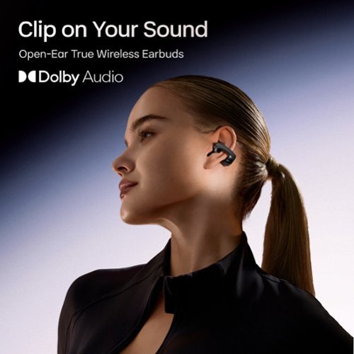 Shokz OpenDots ONE Open-Ear Clip-On True Wireless Bluetooth Earbuds - Black WHERE TO BUY