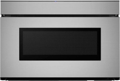Sharp - 24 In 1.2 CuFt Built-In Smart Microwave Drawer Oven with Easy Wave Open in Stainless Steel - Black