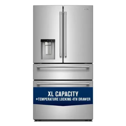 MAYTAG  
XL CAPACITY + TEMPERATURE LOCKING 4TH DRAWER