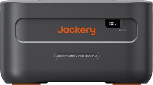 Jackery - Battery Pack 1000 Plus (1264 Wh Capacity) - Black-Front_Standard