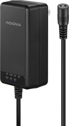 Insignia™ 22.5W Universal AC Adapter for Devices with Round-Pin Connections - Black BUY ONLINE
