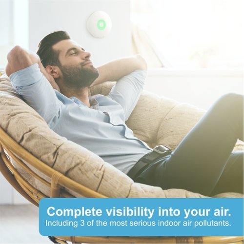 Airthings Wave  Plus Smart Indoor Air Quality Monitor with Radon Detection - Matte White WORLDWIDE DELIVERY