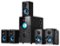 beFree Sound - 5.1-Channel Bluetooth Speaker System - Black/Blue-Front_Standard
