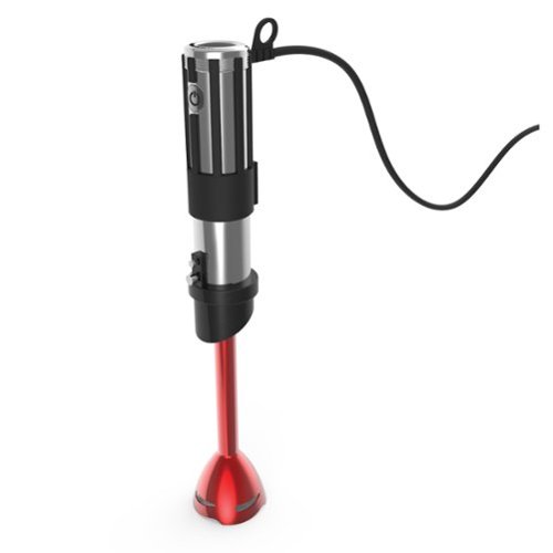 Uncanny Brands - Star Wars Darth Vader lightsaber hand blender - Red-Front_Standard 