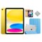 Apple - 11-inch iPad A16 chip with Wi-Fi - 256GB - With Blue Case Bundle - Yellow-Front_Standard