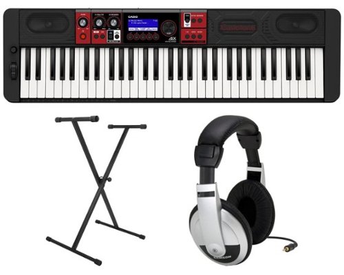 Casio - CT-S1000V Premium Pack with 61 Key Keyboard, Stand, AC Adapter, and Headphones
