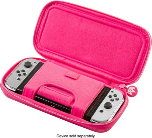 RDS Industries Nintendo Switch Game Traveler Deluxe Princess Peach ShowTime Travel Case - Pink SHOP ONLINE