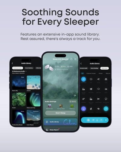 Soundcore by Anker Sleep A30 Special, Sleep Earbuds, Fall Asleep Faster with Calm Soundscapes and Smart Noise Cancelling - Mist Lilac GLOBAL SHIPPING