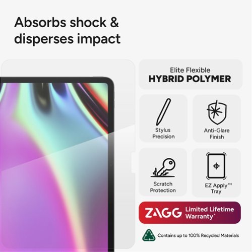 ZAGG Fusion Canvas iPad A16, iPad 10th Gen - Clear WORLDWIDE DELIVERY