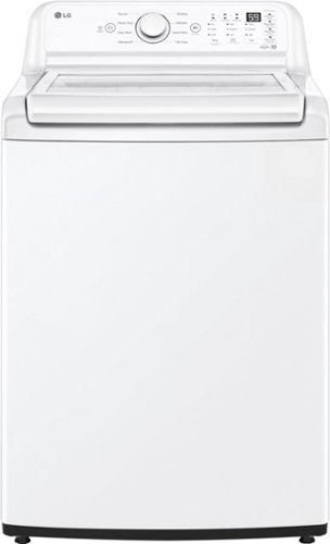 LG - 4.5 Cu. Ft. Ultra Large High-Efficiency Top Load Washer with Impeller and TurboDrum Technology - White