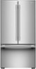 KitchenAid - 24 Cu. Ft. French Door Counter-Depth Refrigerator with Interior Dispense - Stainless Steel-Front_Standard