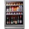 Ca'Lefort - Beverage Refrigerator Cooler, 24 inch 180 Cans Beverage Fridge, 34-54 ℉, Built-in Beverage Cooler, 3 Color LED - Stainless Steel-Front_Standard