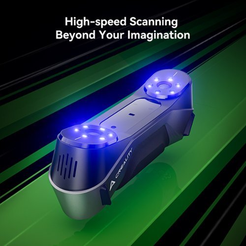 Creality CR-Scan Raptor 3D Scanner 0.02mm Accuracy, 60fps Quick Scan; Industry-Grade Multiple-Line Blue - Black SHOP ONLINE