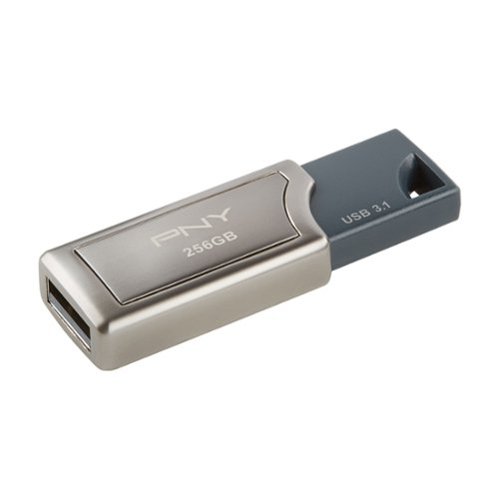 PNY - PRO Elite 256GB USB 3.1 Flash Drive - 400MB/s - Silver-Front_Standard 