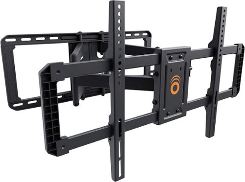 ECHOGEAR - MaxMotion TV Wall Mount for Large TVs 42" to 90" - Swivel, Tilt, & Extension - Includes Hardware & Drill Template - Black-Front_Standard 