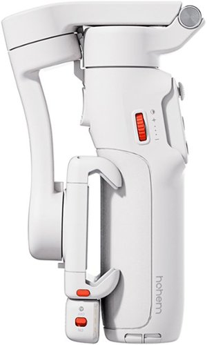 Hohem iSteady V3 3-Axis Gimbal Stabilizer for Smartphone w/ AI Tracking, Detachable Remote, Extendable Pole, & Magnetic Light - White BUY IN SINGAPORE