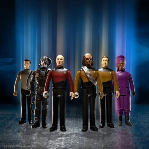 Super7 ReAction 3.75 in Plastic Star Trek: The Next Generation - Data GLOBAL SHIPPING