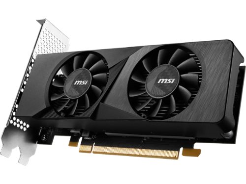 MSI LP GeForce RTX 3050 6GB GDDR6 PCI Express 4.0 x8 ATX Graphics