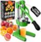 Zulay Kitchen - Cast-Iron Manual Citrus Press & Orange Squeezer Juicer - Lime Green-Front_Standard