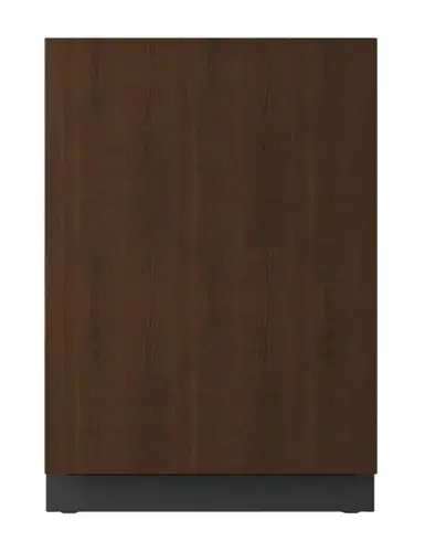Front. U-Line - U-Line 24"W. 4.9 Cu.Ft. Built-In Dual-Zone Wine Refrigerator-Panel Ready - Integrated Solid.