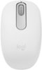 Logitech - M196 Lightweight Bluetooth Wireless Optical Mouse Compact 3-Button Ambidextrous Mouse with Smooth Tracking - Wireless - Off-White-Front_Standard