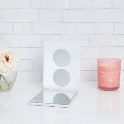 Glo-Tech Slim Travel LED Mirror - White SHOP ONLINE