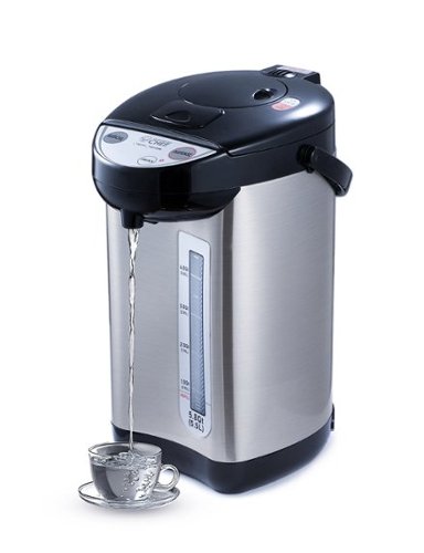 Commercial Chef - Electric Hot Water Dispenser, 750W Water Boiler with 5.8 Qt. Capacity - Black-Front_Standard 