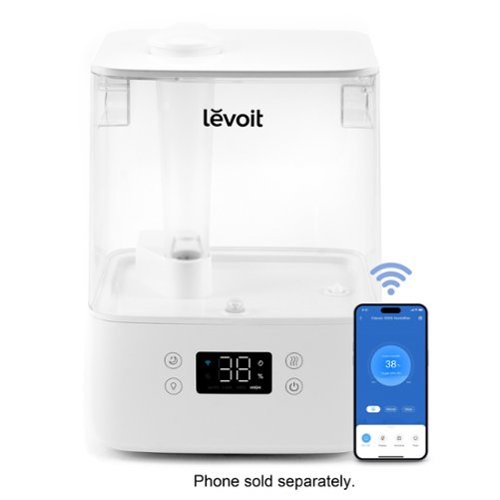 Levoit - VeSync Classic 300S 1.58 gallon Ultrasonic Smart Humidifier - White-Angle_Standard