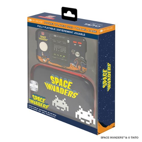 Space Invaders Pocket Player Pro Portable Handheld Gaming System