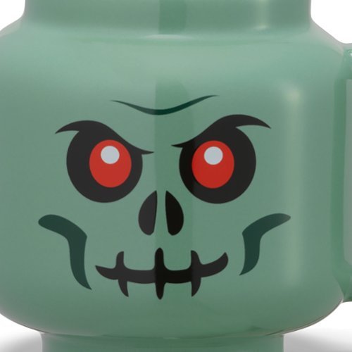 Room Copenhagen LEGO: Green Skeleton Small Ceramic Mug, 8.6oz WORLDWIDE DELIVERY