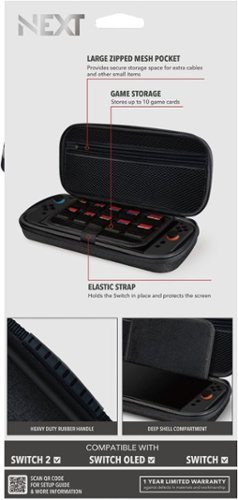 NEXT Universal Go Travel Carry Case for Nintendo Switch 2 & Switch - Gray WHERE TO BUY