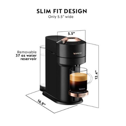 Nespresso Vertuo Next Premium Coffee and Espresso Maker plus