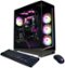 CyberPowerPC - Gaming Desktop - Intel Core Ultra 7 265KF - NVIDIA GeForce RTX 5070 12GB - 32GB DDR5 - 2TB PCIe 4.0 SSD - Black-Front_Standard