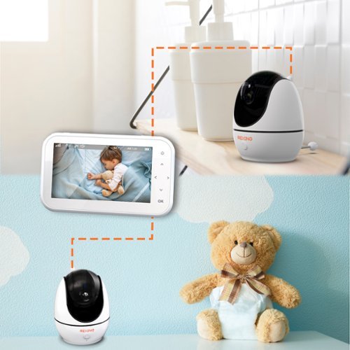 Rexing Add-on Camera for BM1 Baby Monitor w/ Recording Capabilities 720p Video/Audio - White BUY ONLINE
