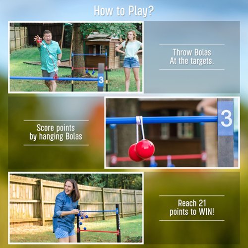 Bolaball BolaBall: Pro Ladder Toss Outdoor Game, 1-4 Players, Kids & Adults WORLDWIDE DELIVERY