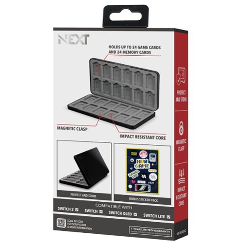 NEXT Game Vault Case for Nintendo Switch 2 and Switch - Black WHERE TO BUY