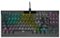 CORSAIR - K70 RGB TKL Wired Optical-Mechanical OPX Linear Keyswitches Gaming Keyboard with 8000Hz Polling Rate - Black-Front_Standard