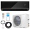 Gymax - 12000 BTU Mini Split Air Conditioner & Heater 22 SEER2 208-230V AC Unit - Black-Front_Standard