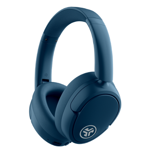 JLab - JBuds Lux ANC Wireless Bluetooth Over-Ear Headphones with Active Noise Cancelling, Spatial Audio & 70+ Hour Battery - Navy-Front_Standard 