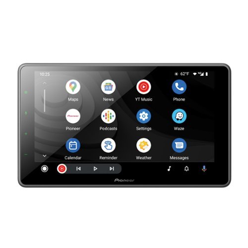  Pioneer - 9" Android Auto and Apple CarPlay Bluetooth Digital Media (DM) Receiver - Black