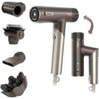 Shark - SpeedStyle? Pro FLEX Professional Performance High-Velocity Hair Dryer System - Metallic Gray