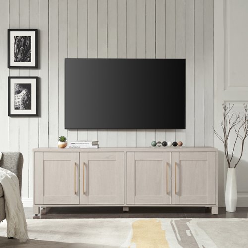 Camden&Wells - Yarmouth TV Stand for Most TVs up to 75" - White Wash-Front_Standard 