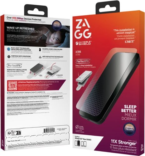 ZAGG XTR 5 Blue Light Glass Screen Protector for Apple iPhone  Air - Clear BUY IN QATAR