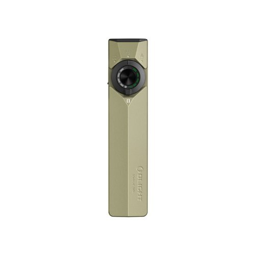 OLIGHT - ArkPro Ultra EDC Flat Rechargeable Flashlight ( CW) - Olive Green-Front_Standard 