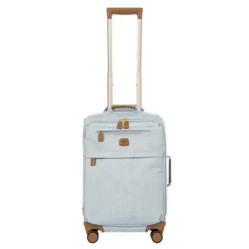 Front. Bric's - Volterra 21" Carry On Spinner Luggage - Ocean.