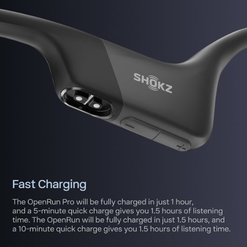 Shokz OpenRun Pro/OpenRun Magnetic Charging Cable - Black GLOBAL SHIPPING