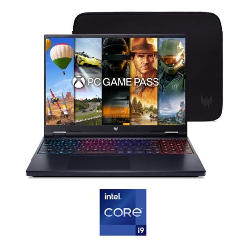 Acer - Predator Helios Neo 16” WUXGA IPS Gaming Laptop- Intel Core i9-14900HX- NVIDIA GeForce RTX 4060-16GB DDR5-1TB SSD - Abyssal Black-Front_Standard