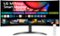 LG - 34" WQHD 100Hz 5ms Smart Monitor with HDR10 (HDMI, USB-A) - Black-Front_Standard